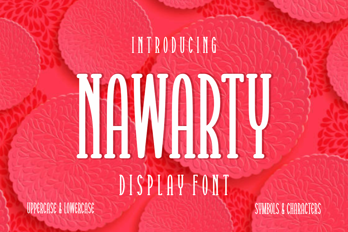 Nawarty, a Serif Font by lelevien (Photo 1 of 5)