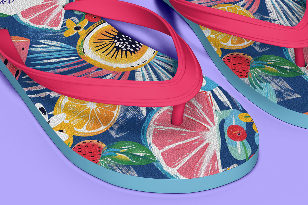 Flip Flops Packaging Mockup 6 Views, a Packaging Mockup by Illusiongraphic (Photo 19 of 20)