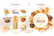 Bakery assortment vector pack, an Object Graphic by Seavector (Thumbnail 3 of 6)
