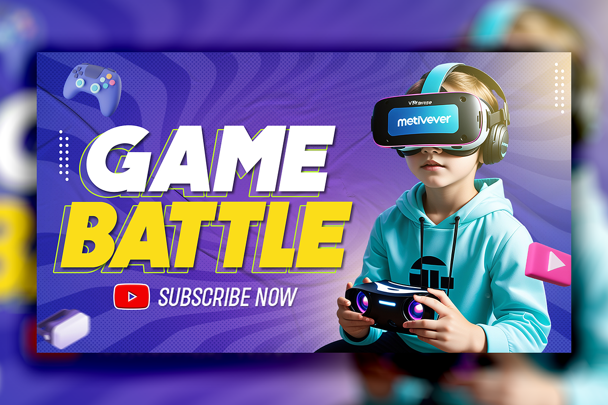 Creative gaming thumbnail, a Social Media Template by AyyazMomin (Photo 4 of 5)