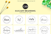 640 Premade Logos Mega Bundle, a Branding & Logo Template by XpertgraphicD (Thumbnail 20 of 109)