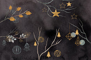 Scandinavian Winter Watercolor Set, an Animal Illustration by RhianAwni (Thumbnail 3 of 13)