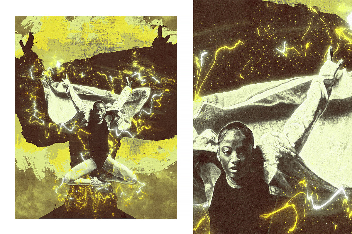 Neon Dust Photoshop Action, an Action Add-On by Mint Actions (Photo 3 of 10)
