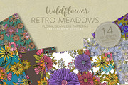 Wildflower Meadows Pattern Set, a Pattern Graphic by Sketchbook Designs (Thumbnail 4 of 10)