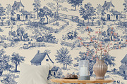 Toile de Jouy Patterns Bundle, a Pattern Graphic by Olya Creative (Thumbnail 21 of 41)