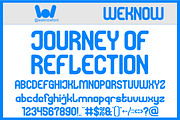 Afterthought font, a Sans Serif Font by weknow (Thumbnail 4 of 8)