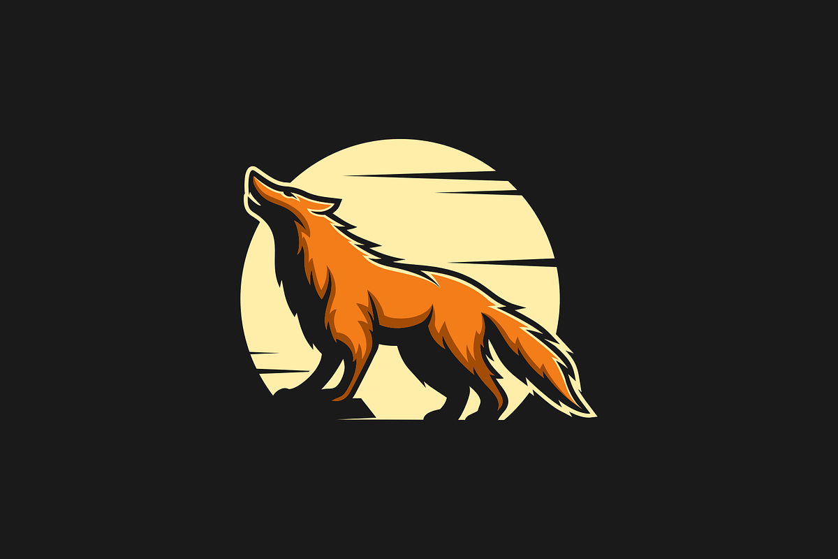 Vector Night Wolf Logo Design, a Branding & Logo Template by Jhon.aburame