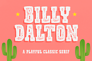 Billy Dalton Font - Western Font, a Serif Font by ariodsgn (Thumbnail 1 of 5)