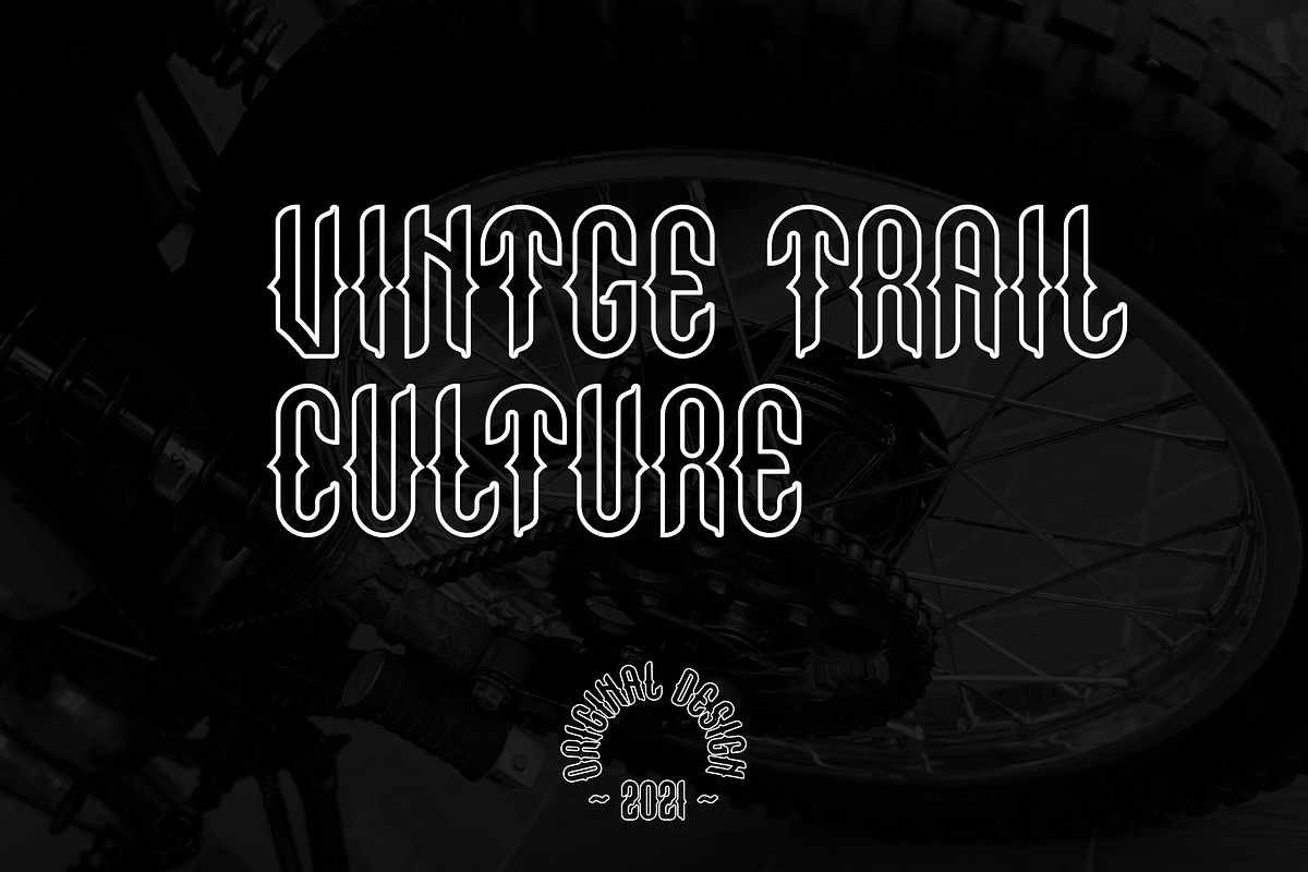 The Kalcer Retro Font, a Blackletter Font by made_by_nope (Photo 6 of 6)