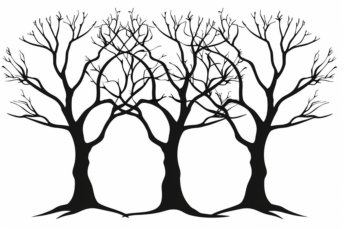 Nature Tree Silhouette Bundle, an Illustration by hafijul (Photo 4 of 9)