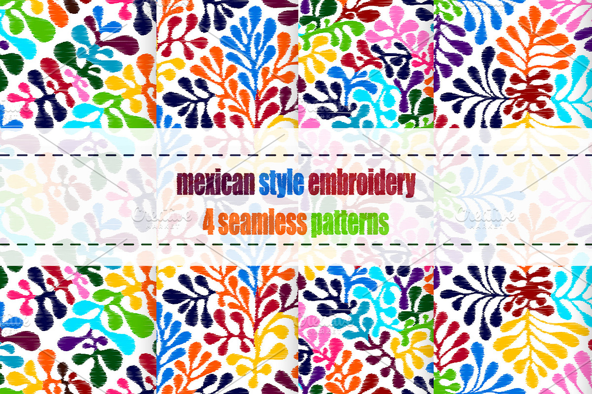 Vector Set of Seamless Patterns, a Pattern Graphic by alexmakarova (Photo 1 of 12)