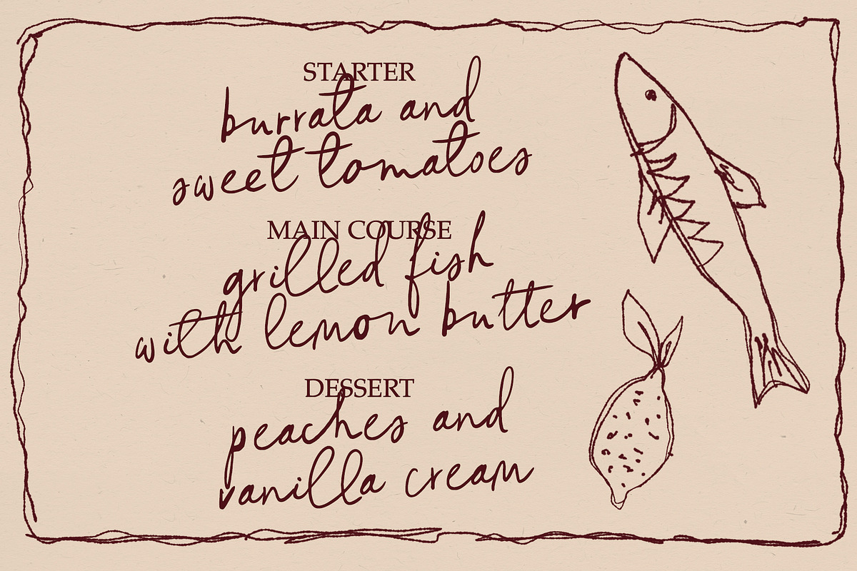 Golden Moonlight, a Handwritten Font by supfonts (Photo 12 of 12)