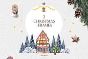 CHRISTMAS HOUSES, a Decorative Illustration by Elena_Sedova (Thumbnail 7 of 11)