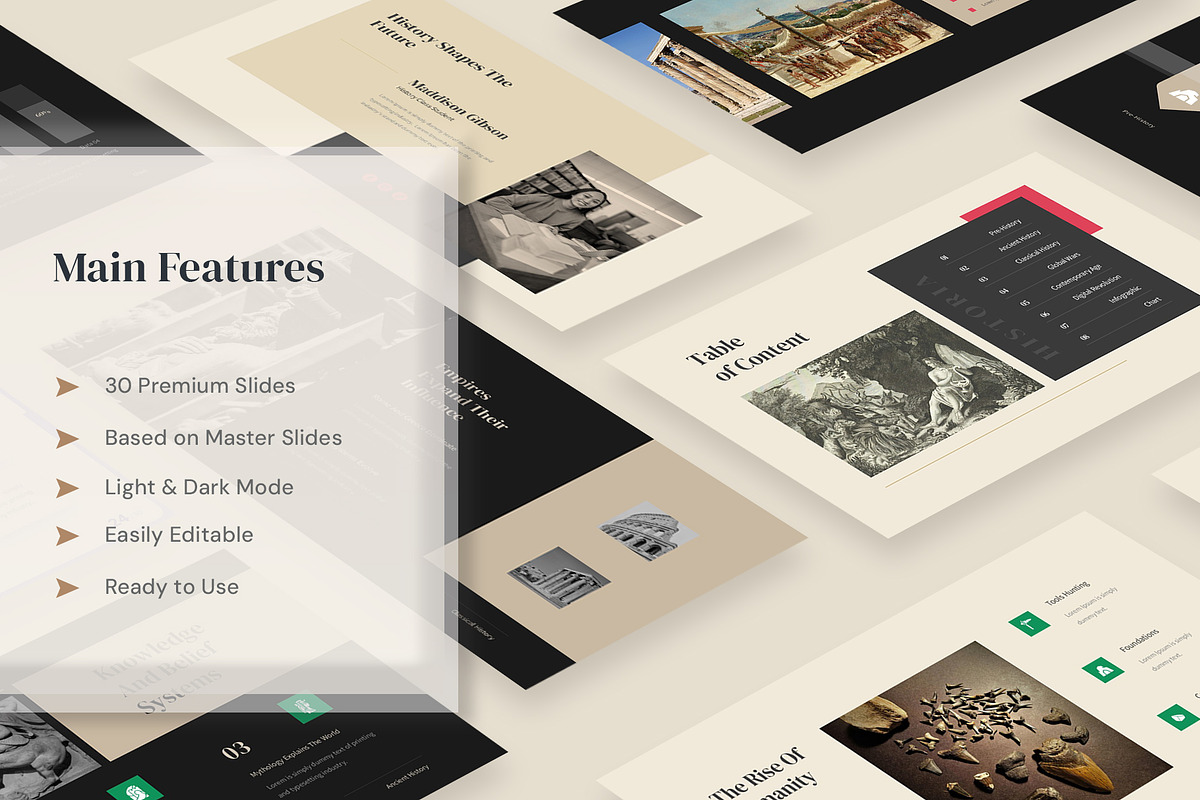 History Class Google Slides, a Presentation Template by New Coral Design (Photo 2 of 6)