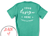 Back Of T-Shirt BC3001 Mockup Bundle, a Shirt Mockup by lock and page (Thumbnail 70 of 88)