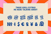 Vacation Display, a Font by Stable (Thumbnail 4 of 6)