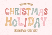 Christmas Holiday is cute trio font, a Handwritten Font by Brown Cupple (Thumbnail 1 of 7)