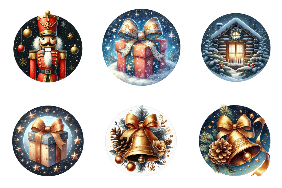 Christmas Ornament Sublimation PNG, an Illustration by SinaCreation (Photo 3 of 7)
