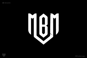 MB or BM Logo Template, a Branding & Logo Template by Advateik ™