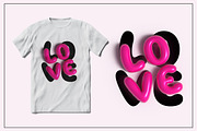 Vicky Chow - Chubby 3D Balloon Font, a Handwritten Font by Typebae (Thumbnail 5 of 7)