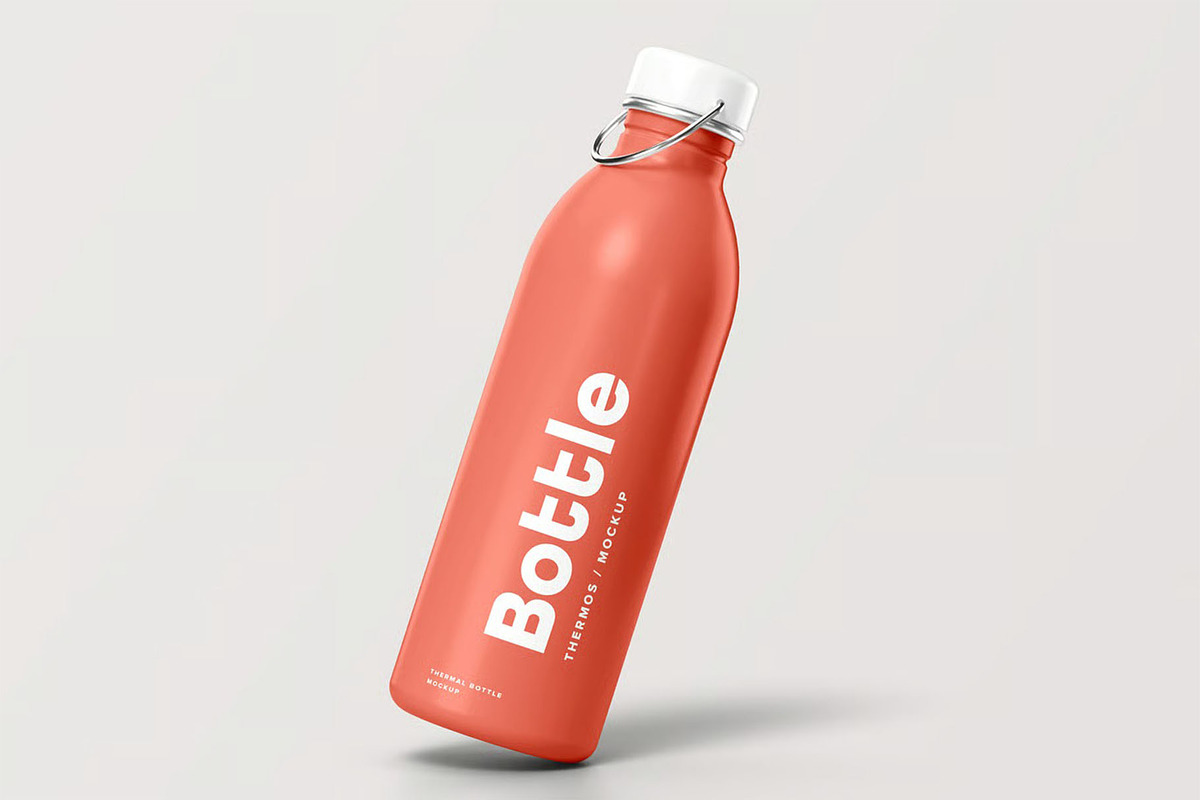 Thermal Bottle Mock-up, a Product Mockup by zippypixelstudio (Photo 5 of 12)