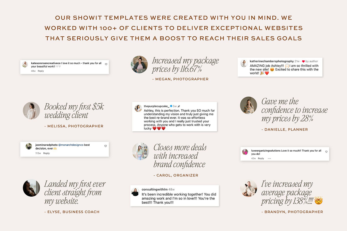Aesthetic Showit Website Template, a Websites & App Template by Monarch Design Co. (Photo 8 of 9)