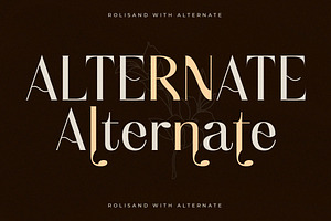 Rolisand New Modern Serif Font