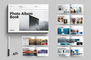 Photo Book Template Landscape, a Brochure Template by E-Type