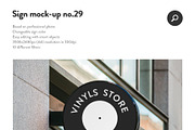 50 sign facade signboard logo mock, a Product Mockup by PrintPixel (Thumbnail 31 of 53)