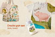 Farm Baby Map creator, an Animal Illustration by Alamella (Thumbnail 3 of 14)