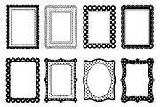 Black & White Polka Dot Frames, an Object Graphic by Pattern Whimsy (Thumbnail 6 of 6)