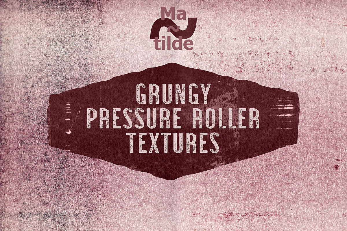GRUNGY PRESSURE ROLLER TEXTURES, a Texture Graphic by MatildeGraphics (Photo 2 of 12)