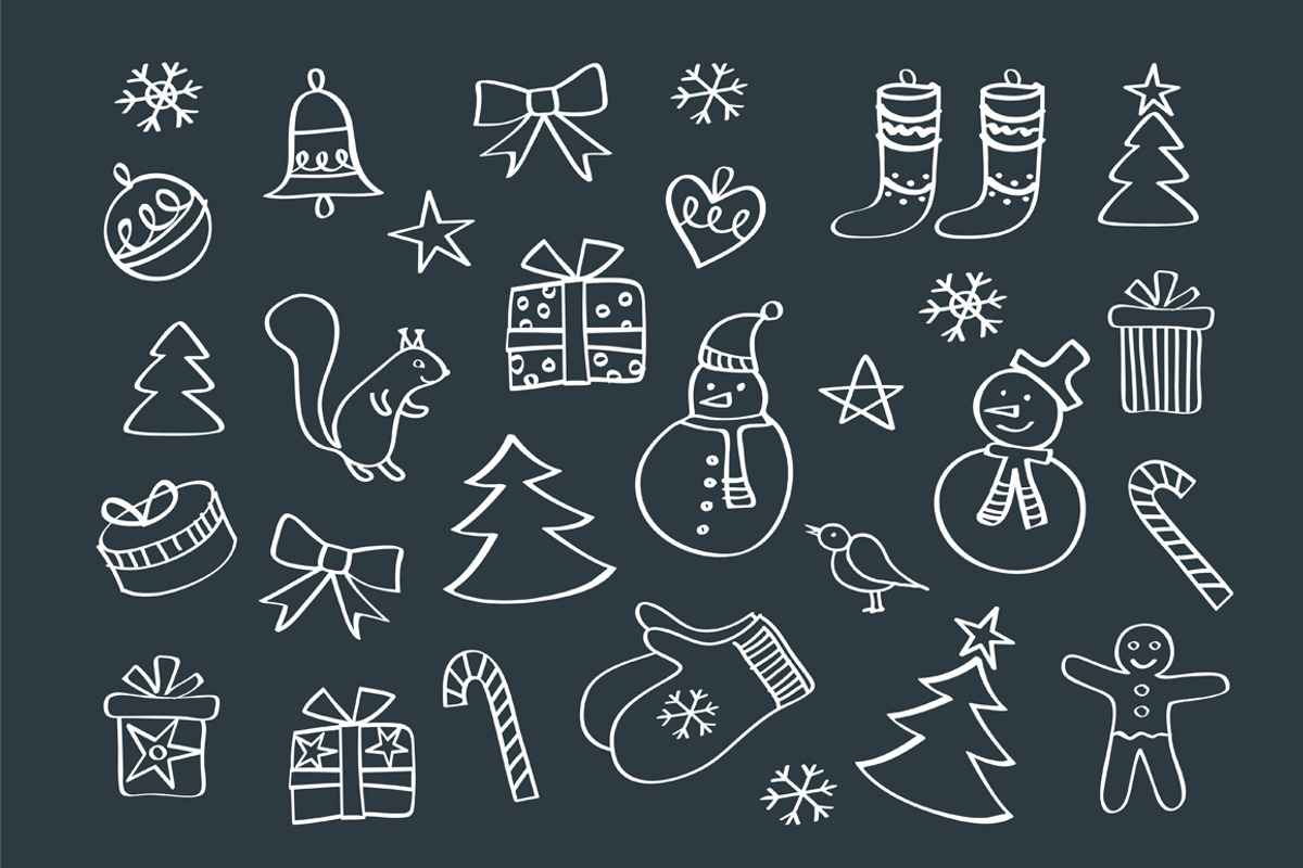 Winter Collection, a Decorative Illustration by Tkoko vectors & patterns (Photo 4 of 15)