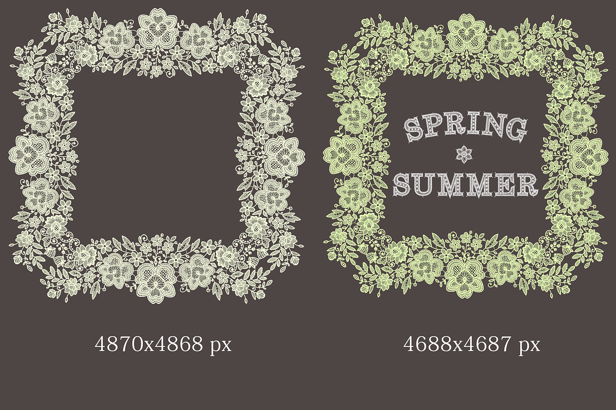 Wedding frames and alphabet., a Pattern Graphic by Ajuga (Photo 9 of 9)