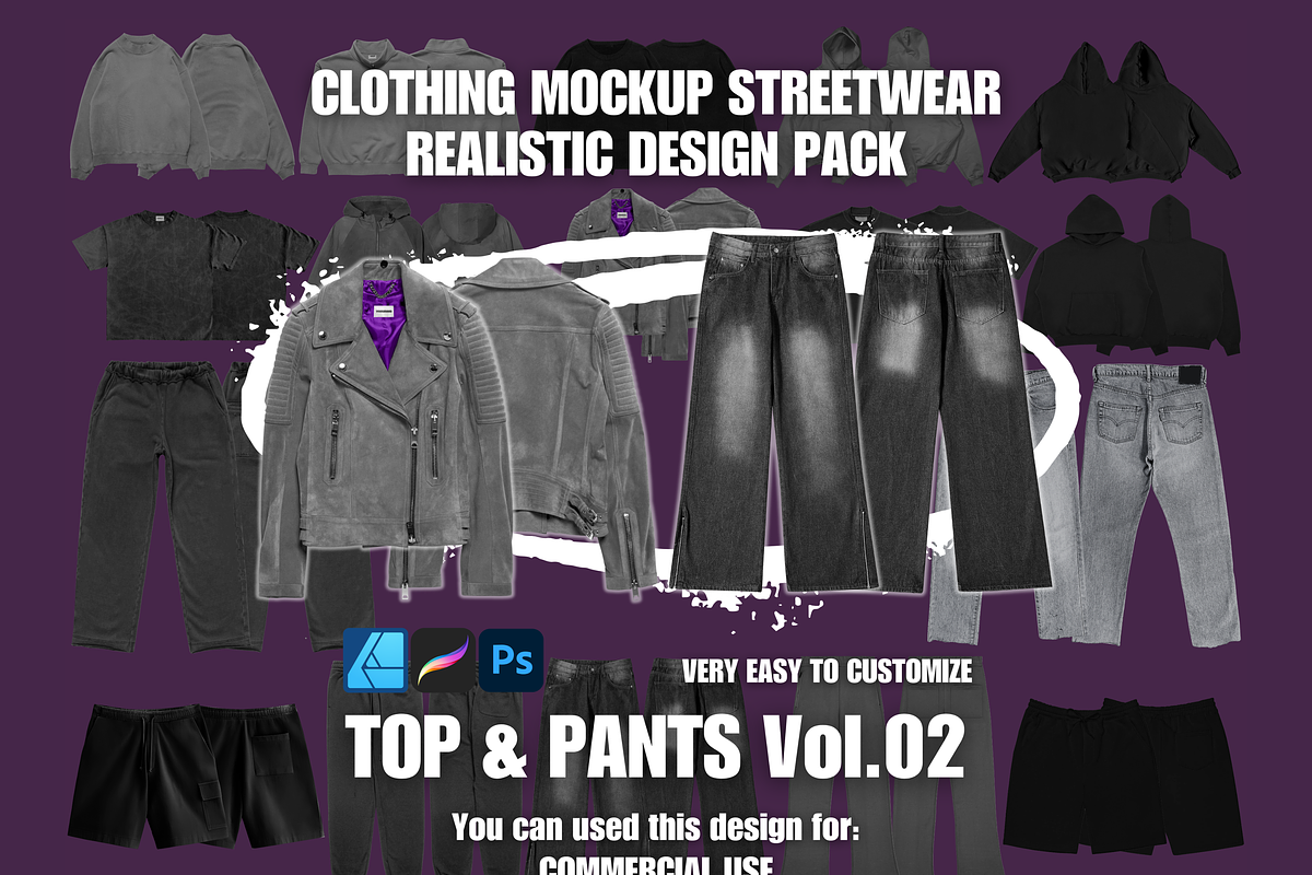 Streetwear Realistic Clothing Mockup, a Hoody Mockup by NYCTHOPILIA STUDIO (Photo 1 of 6)