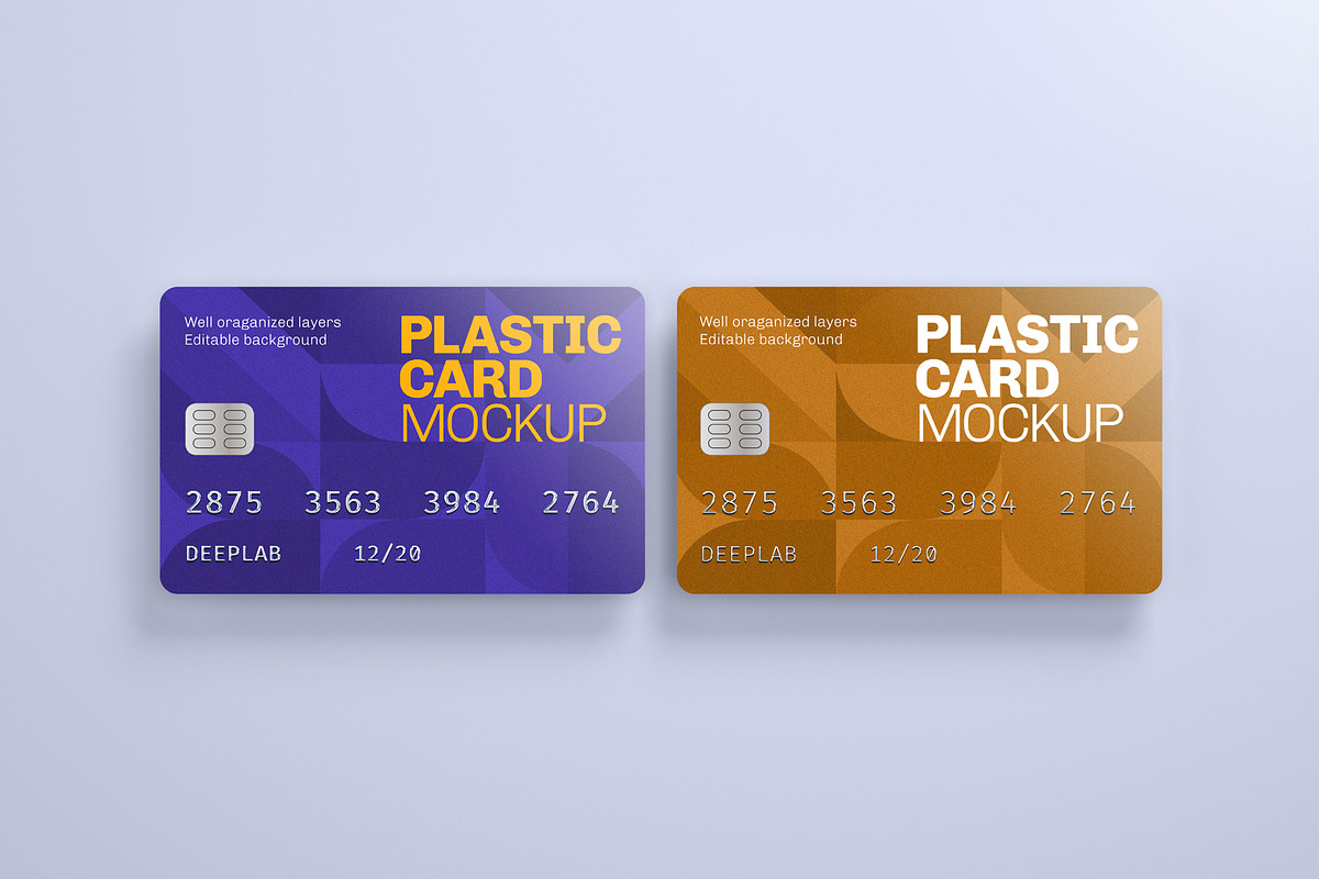 Plastic Card Mockup | Credit Card, a Print Template by Deeplab (Photo 9 of 26)