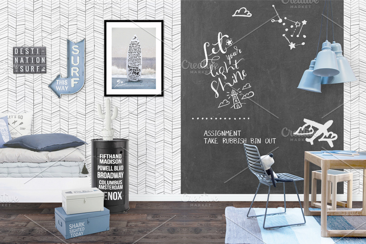 30 for $30 Kids Room MockUps + BONUS, a Product Mockup by Whimsicality (Photo 34 of 43)