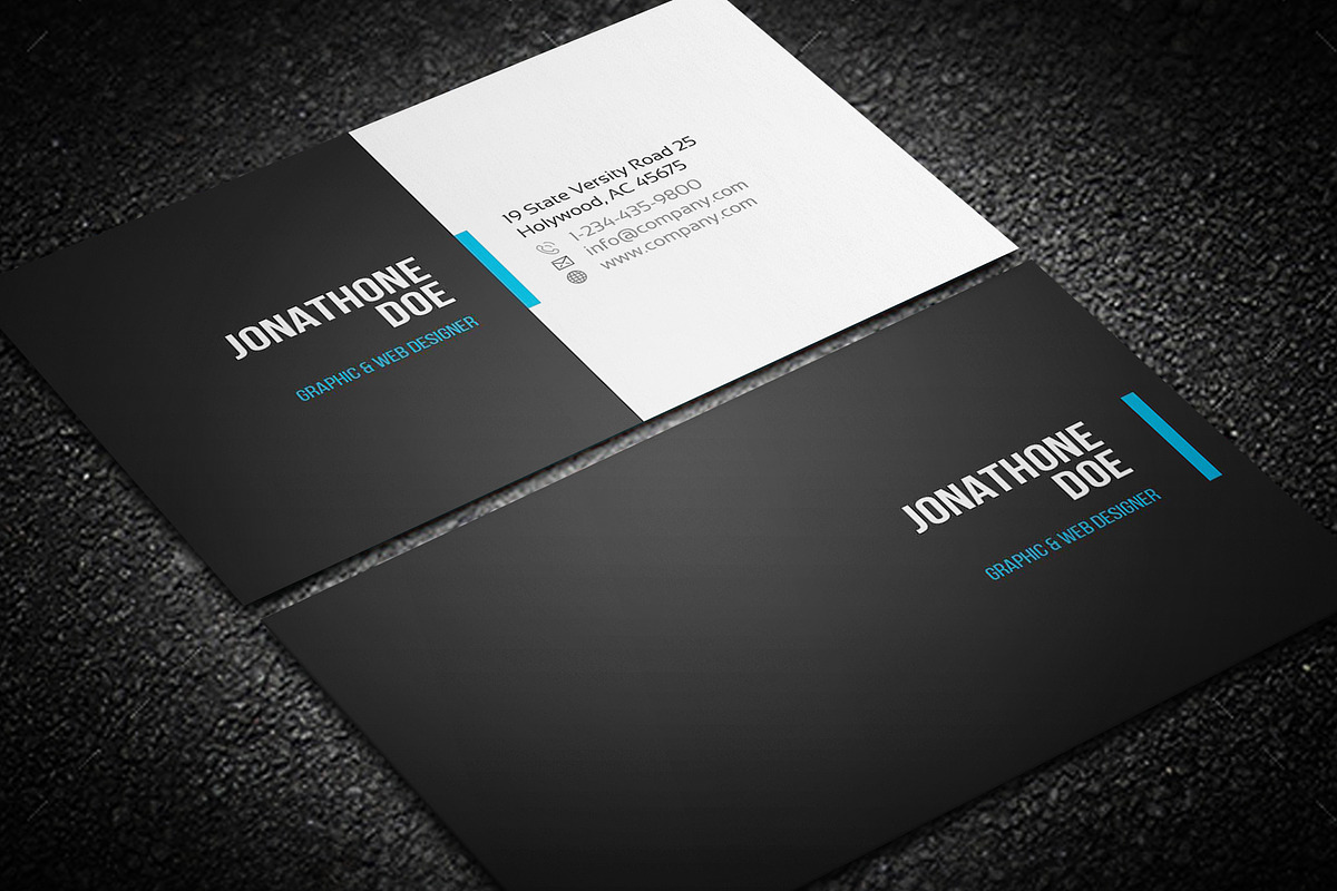 Simple Business Card, a Business Card Template by DesignGhar (Photo 2 of 7)