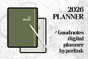 2026 digital planner diary, a Templates & Theme by dott (Thumbnail 1 of 5)
