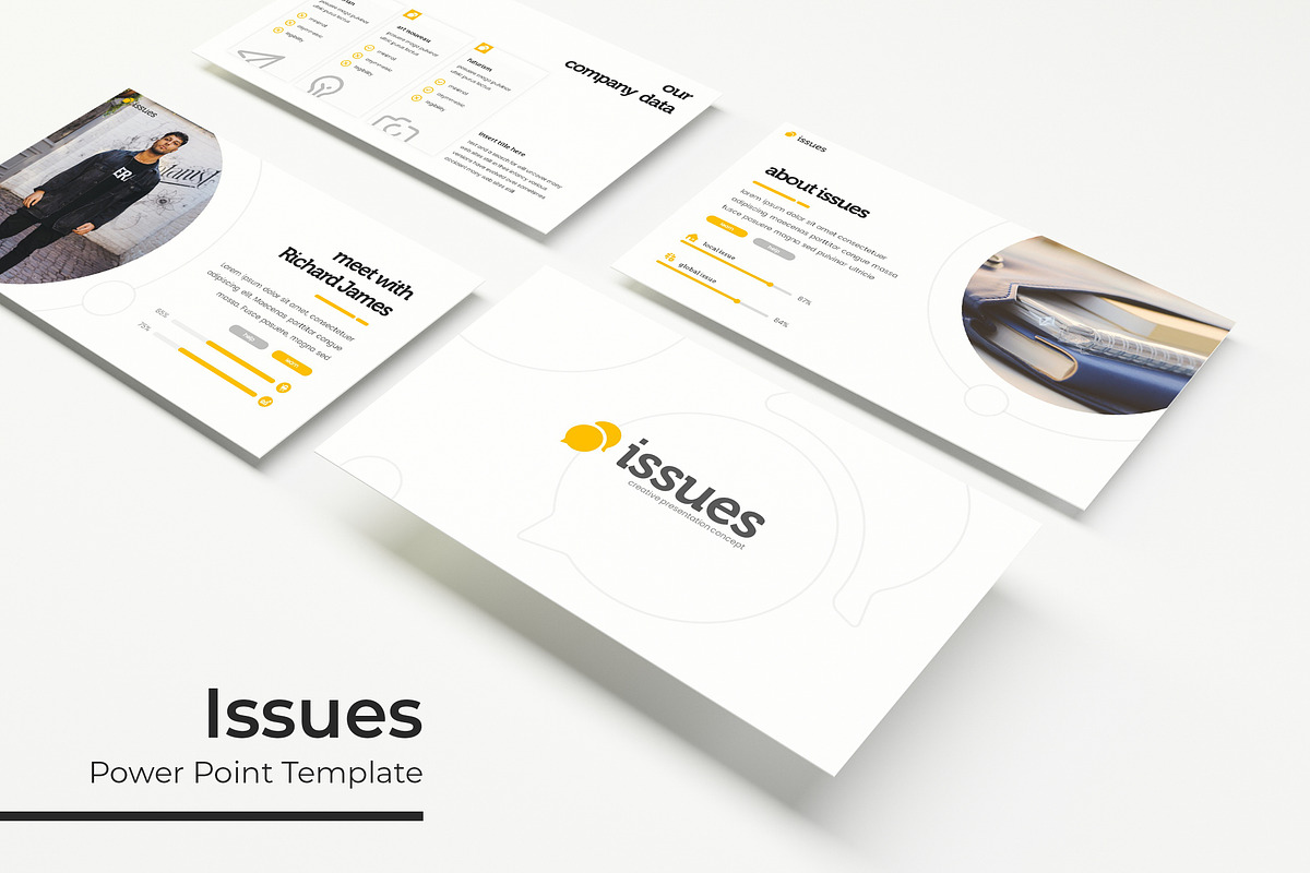 Issues Power Point Template, a Presentation Template by KAZ by IanMikraz Studio (Photo 1 of 5)