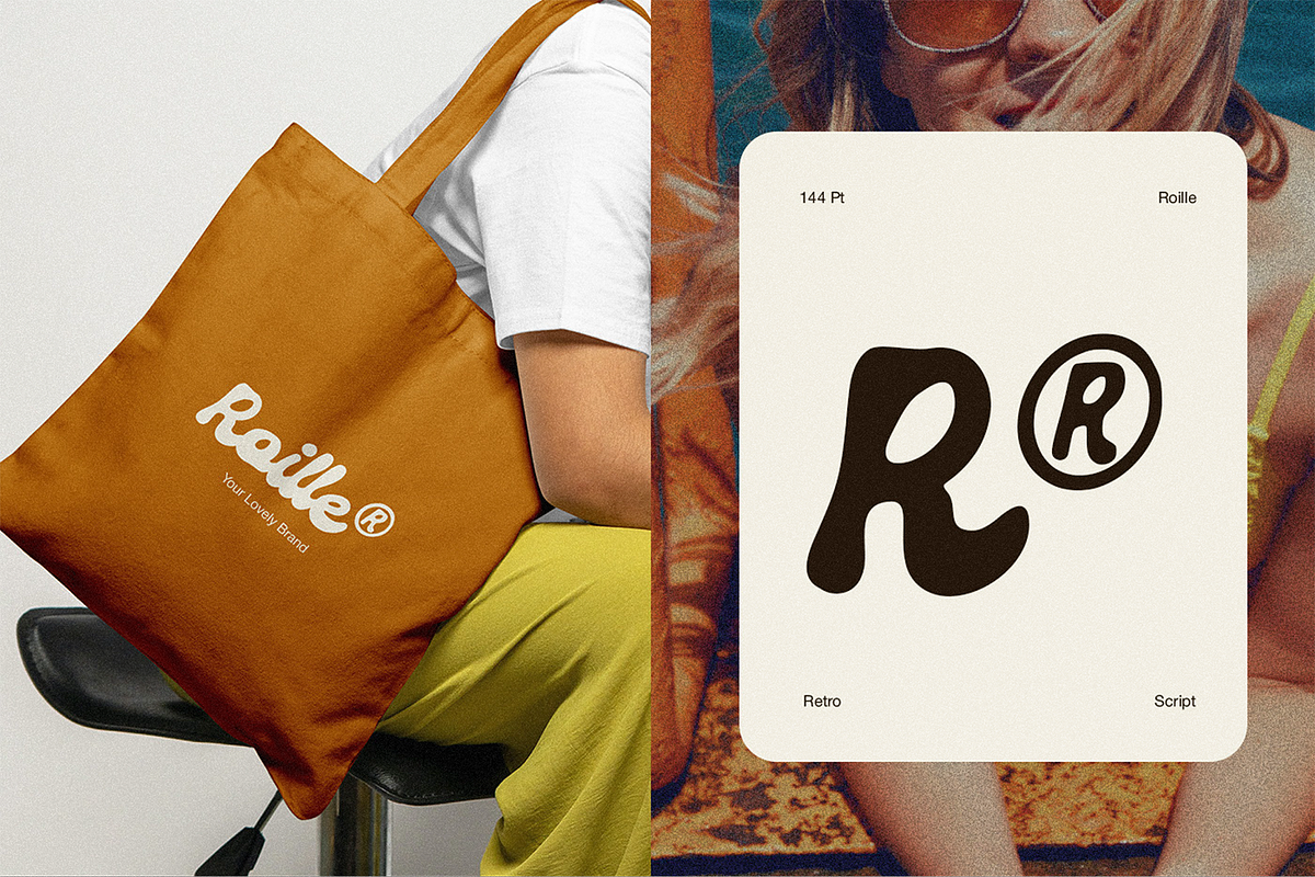 Roille Retro Script Classic, a Script Font by Typetemp Studio (Photo 21 of 23)