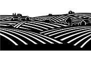 Rural Hills Silhouette, an Object Graphic by Creativeshirt (Thumbnail 11 of 20)