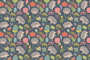 HEDGEHOGS. Cute vector set, an Animal Illustration by Anna Guz's Store (Thumbnail 4 of 5)