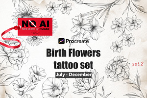 Birth Flowers Part 2