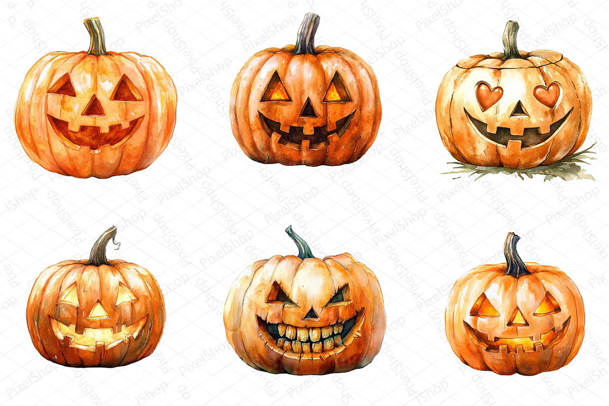 Whimsical Jack-o'-lantern Pumpkin PN, an Illustration by DreamPrint404 (Photo 2 of 7)