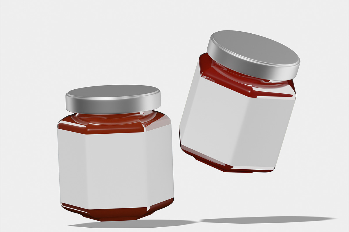 Mason Jar Label Mockup, a Packaging Mockup by Unerispace (Photo 3 of 5)