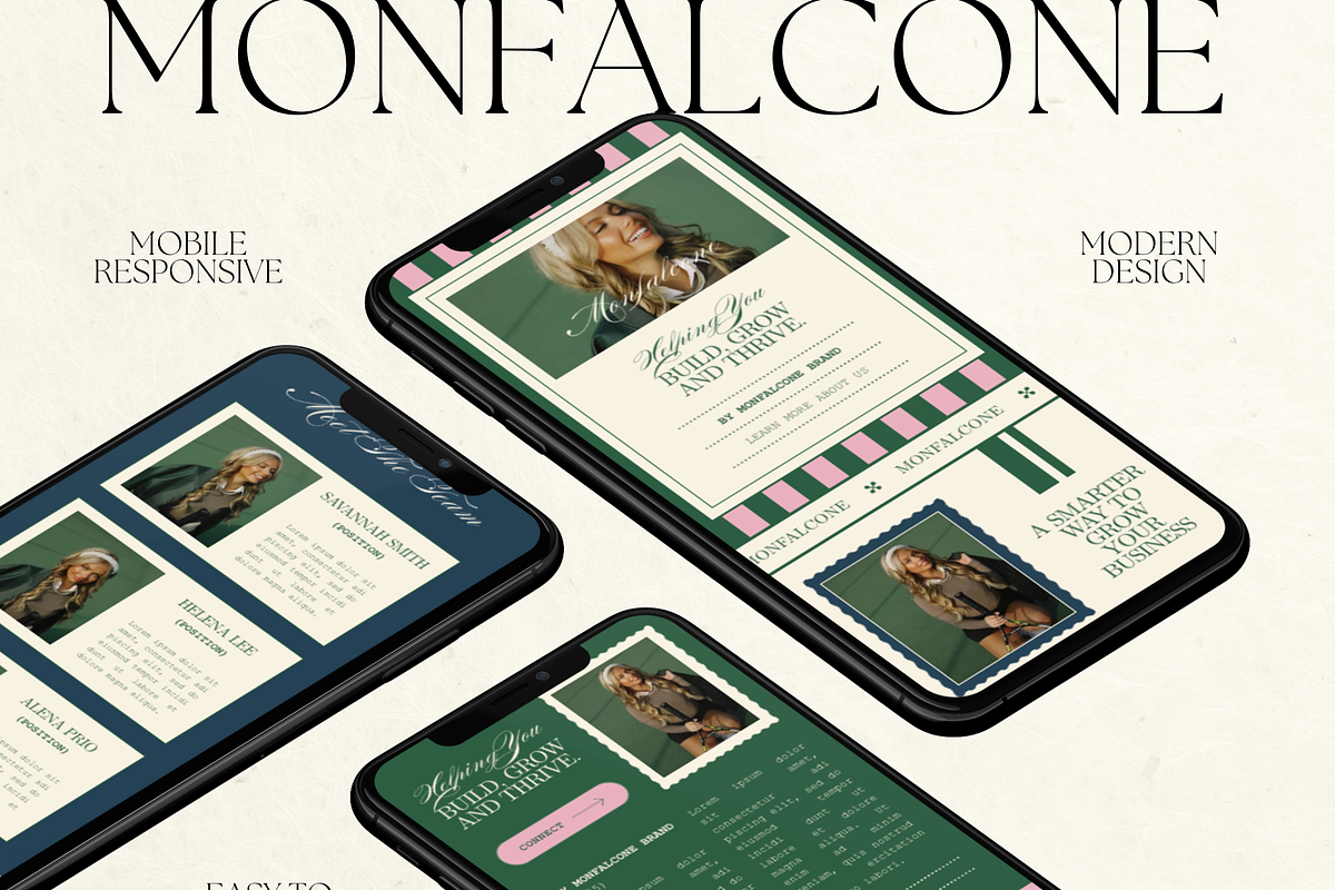 Wix Website Template Small Business, a Wix Template by Branding Babe Co. (Photo 6 of 10)