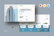 Marketing Plan Presentation Template, a Presentation Template by Dream-Lab (Thumbnail 1 of 7)