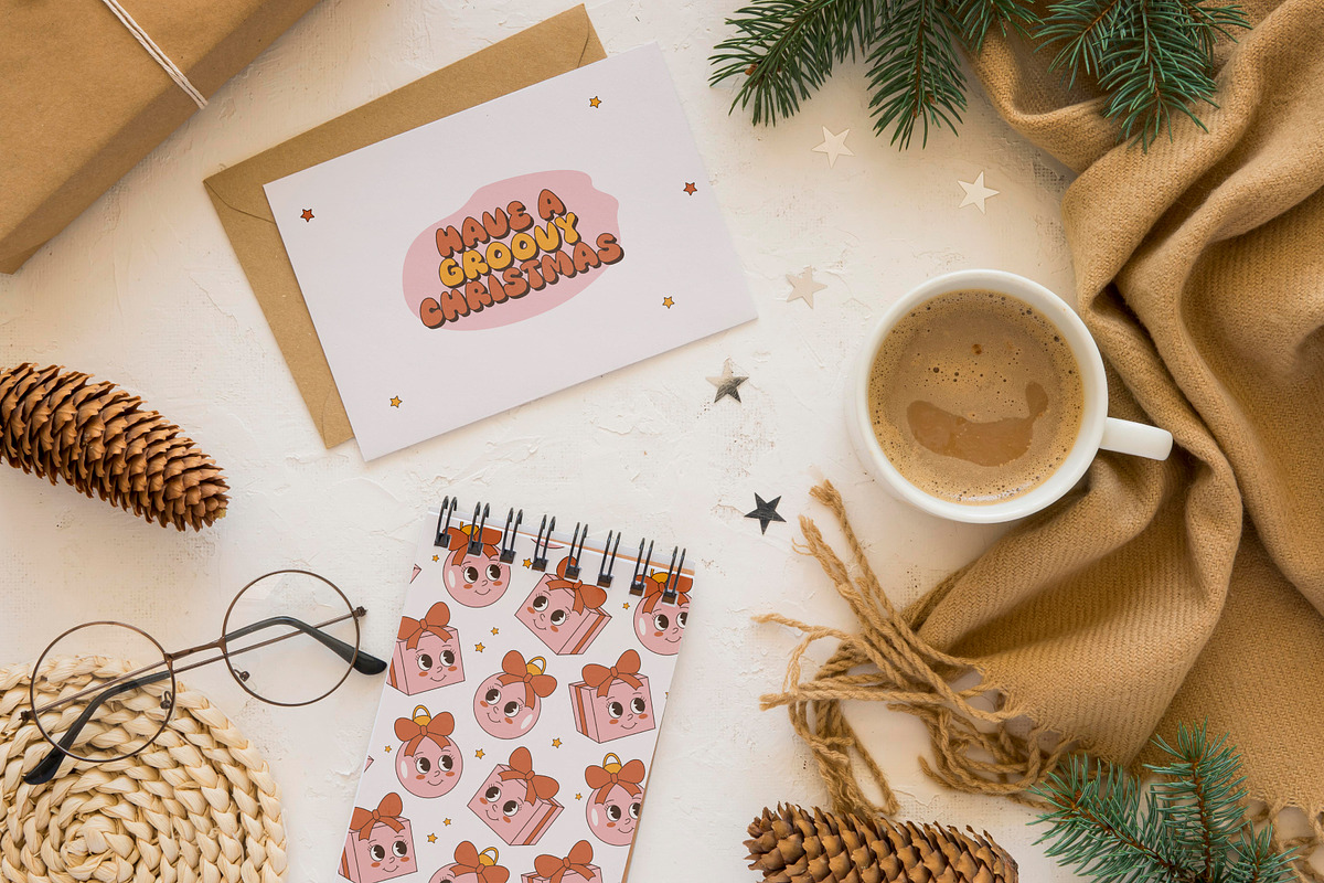 Merry Groovy Christmas Collection, a Seasonal Illustration by Alla's Creations (Photo 6 of 13)