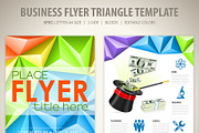 Flyers. Business Triangle Fliers, a Technology Illustration by TAlex (Thumbnail 3 of 6)